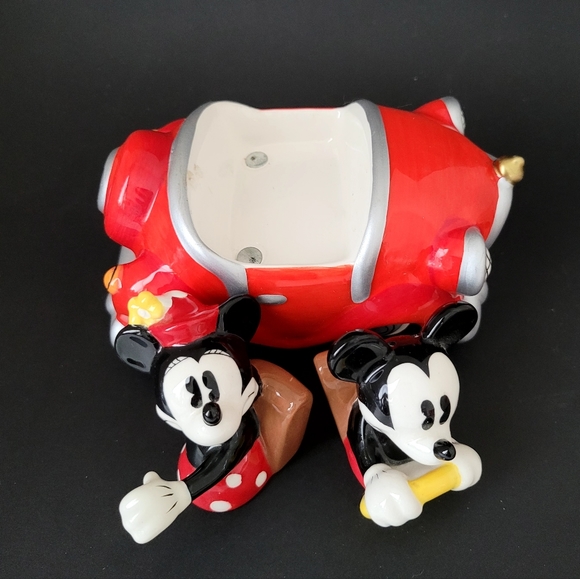 Minnie and Mickey Mouse retro car Disney salt and pepper shaker set - Picture 6 of 11